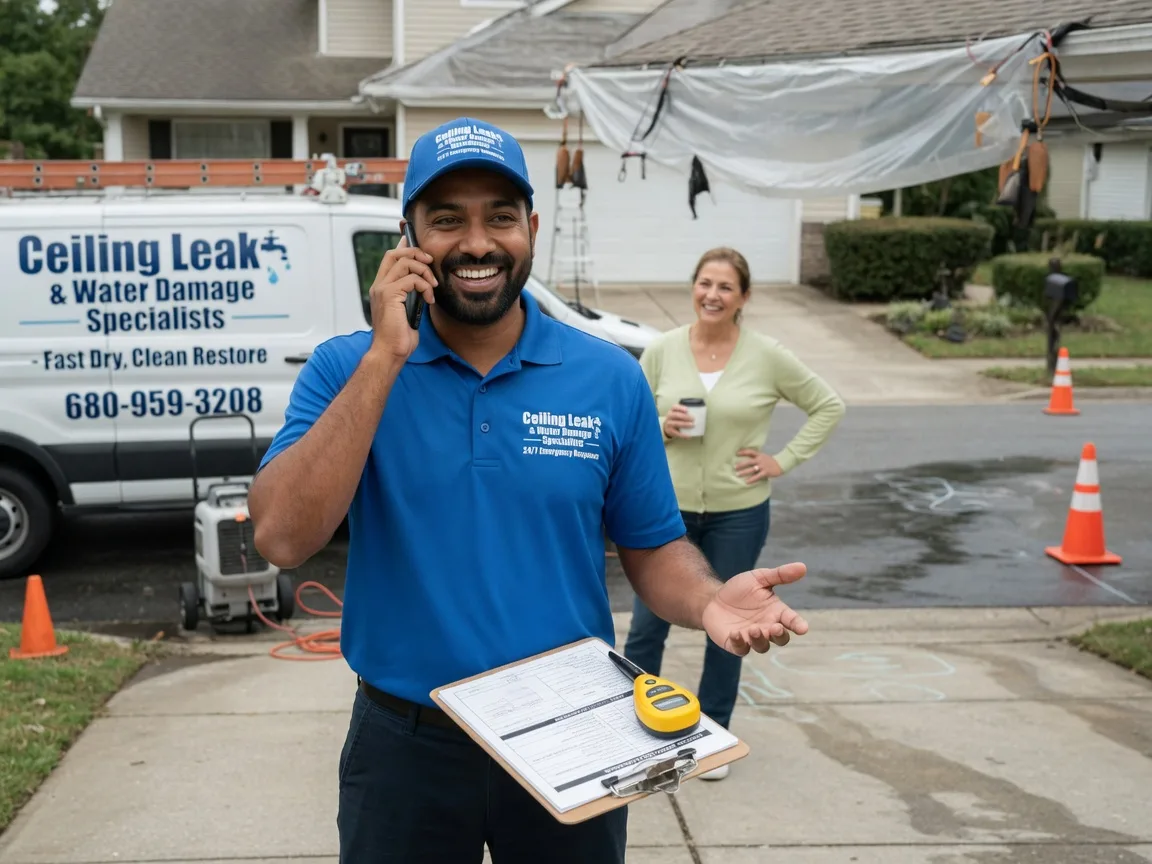 Ceiling Leak Cleanup Bennett, NC FAQs