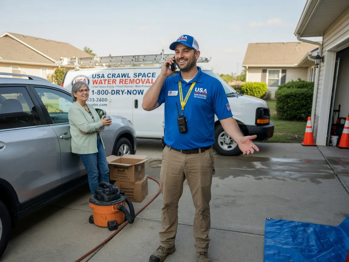 Crawl Space Water Removal Bennett, NC FAQs